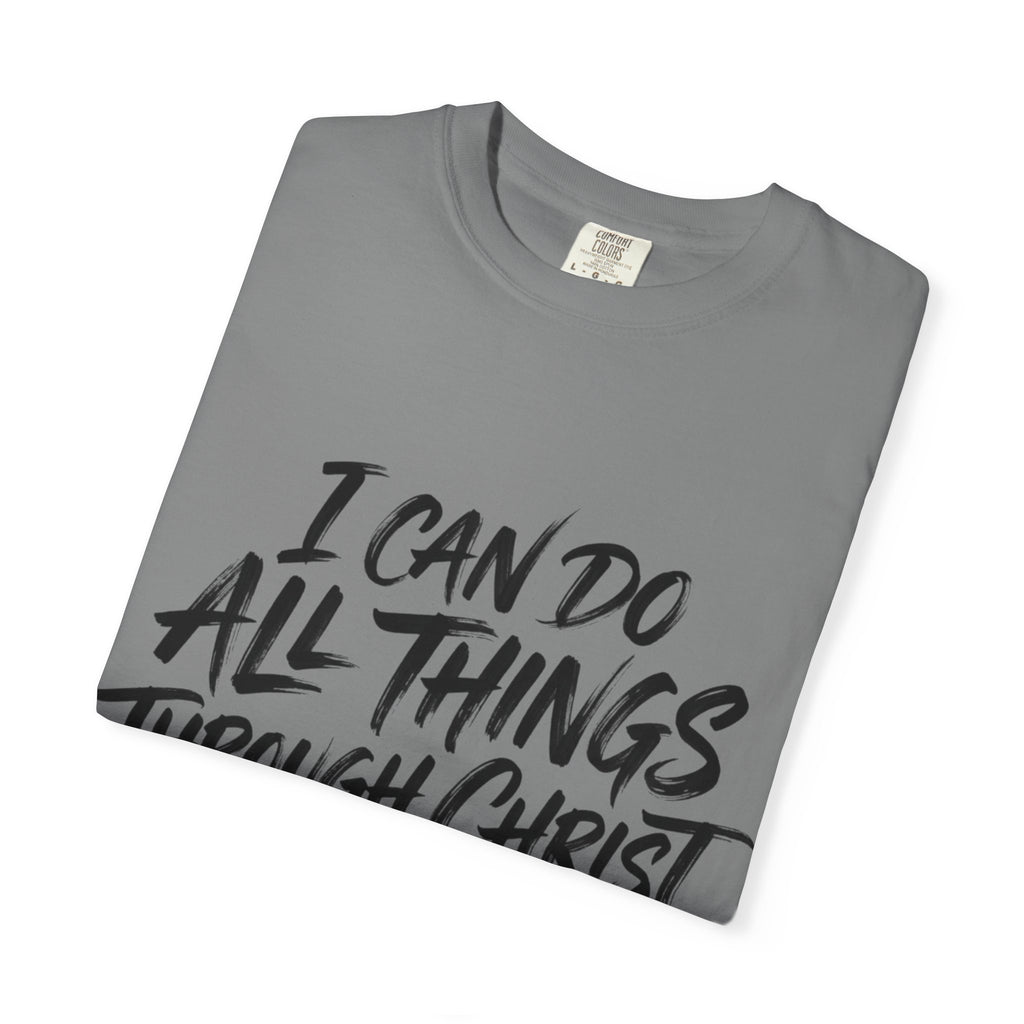Comfortable Christ Scripture Tee for Daily Inspiration