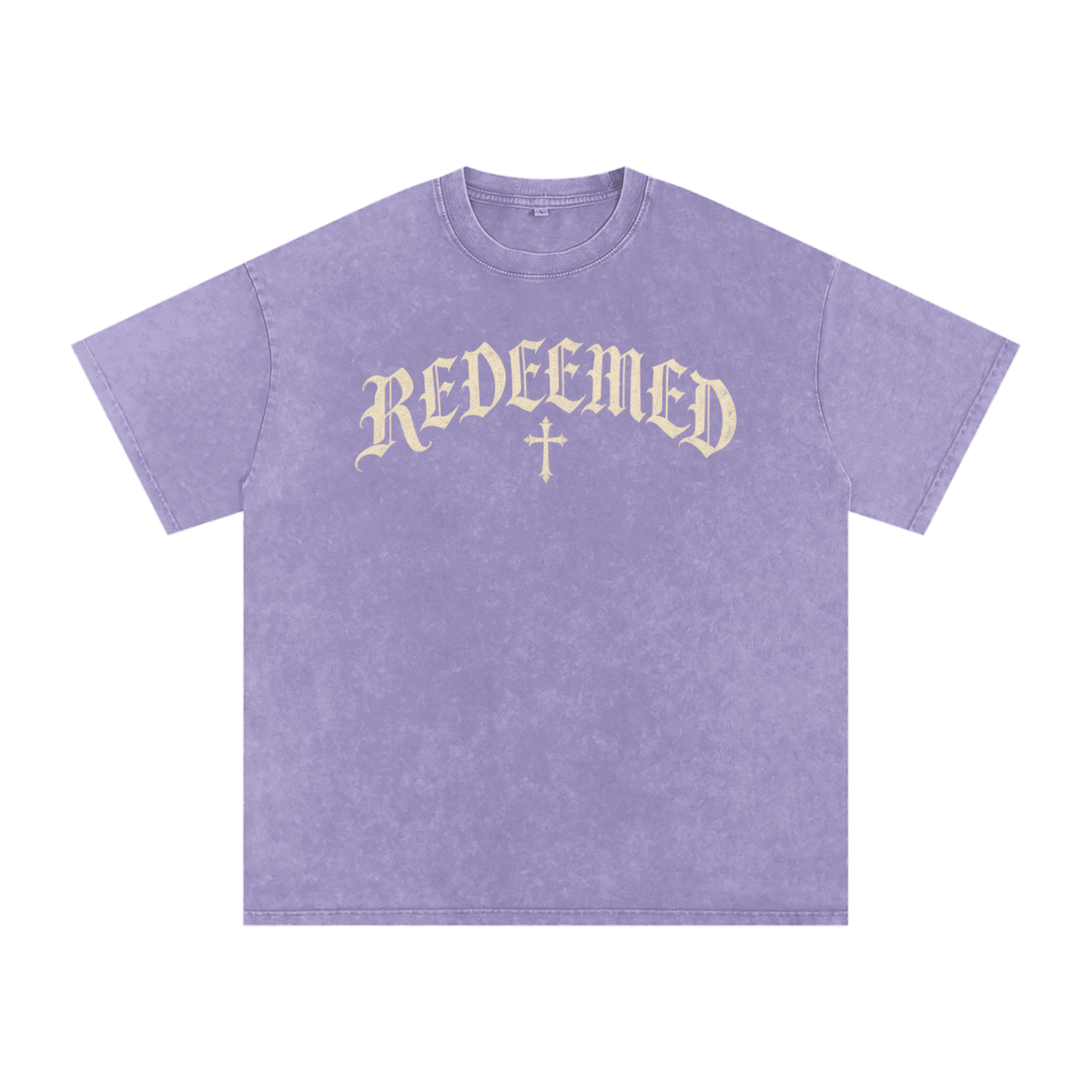 Redeemed Gothic Cross Tee – Vintage Christian Streetwear