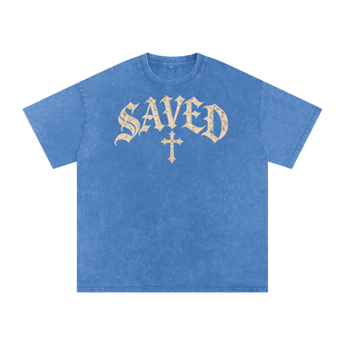 Saved by Grace Tee – Gothic Christian Streetwear
