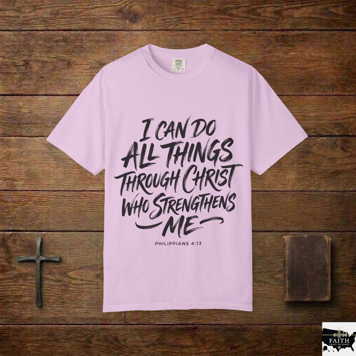 Comfortable Christ Scripture Tee for Daily Inspiration
