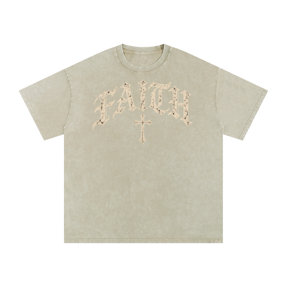 Faith Gothic Cross Tee – Vintage Christian Streetwear