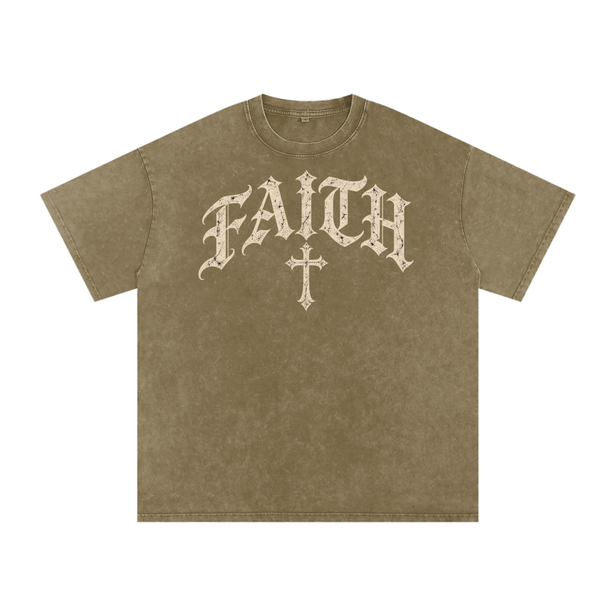 Faith Gothic Cross Tee – Vintage Christian Streetwear