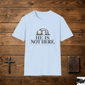 He Is Not Here tombstone tomb empty tomb T-Shirt | Easter resurrection