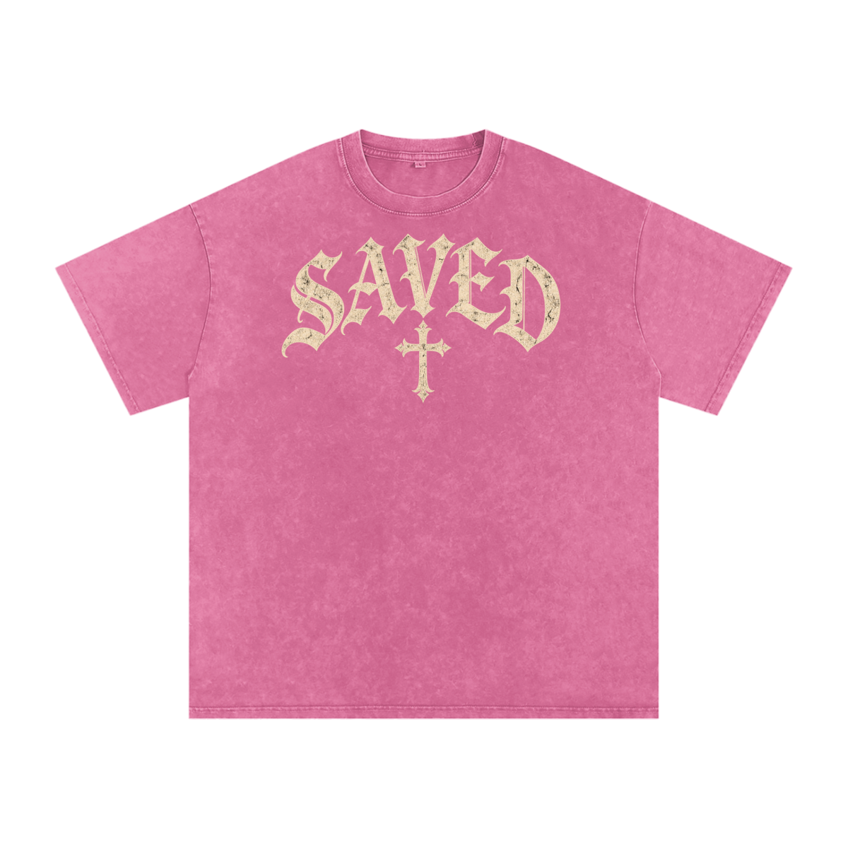 Saved by Grace Tee – Gothic Christian Streetwear