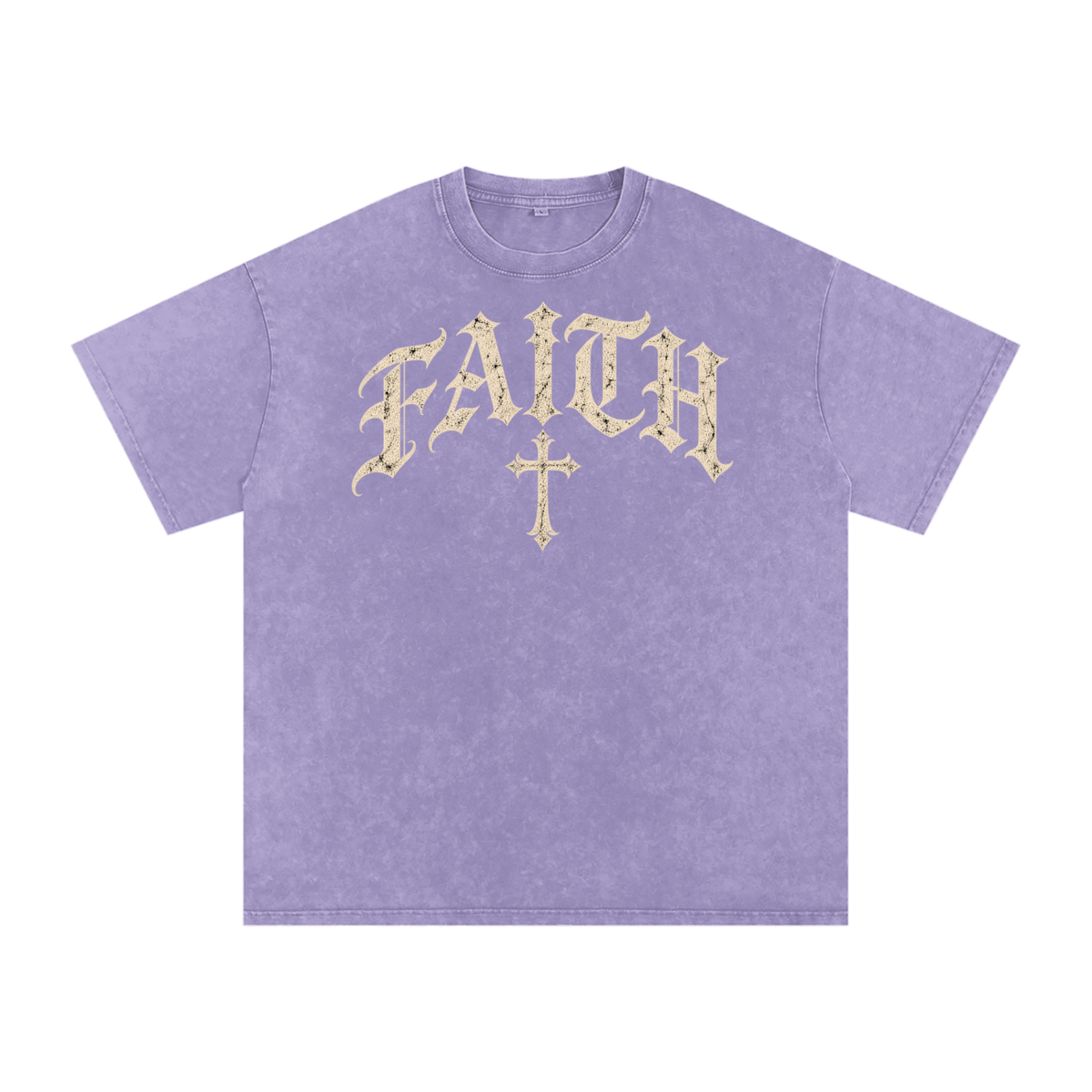 Faith Gothic Cross Tee – Vintage Christian Streetwear