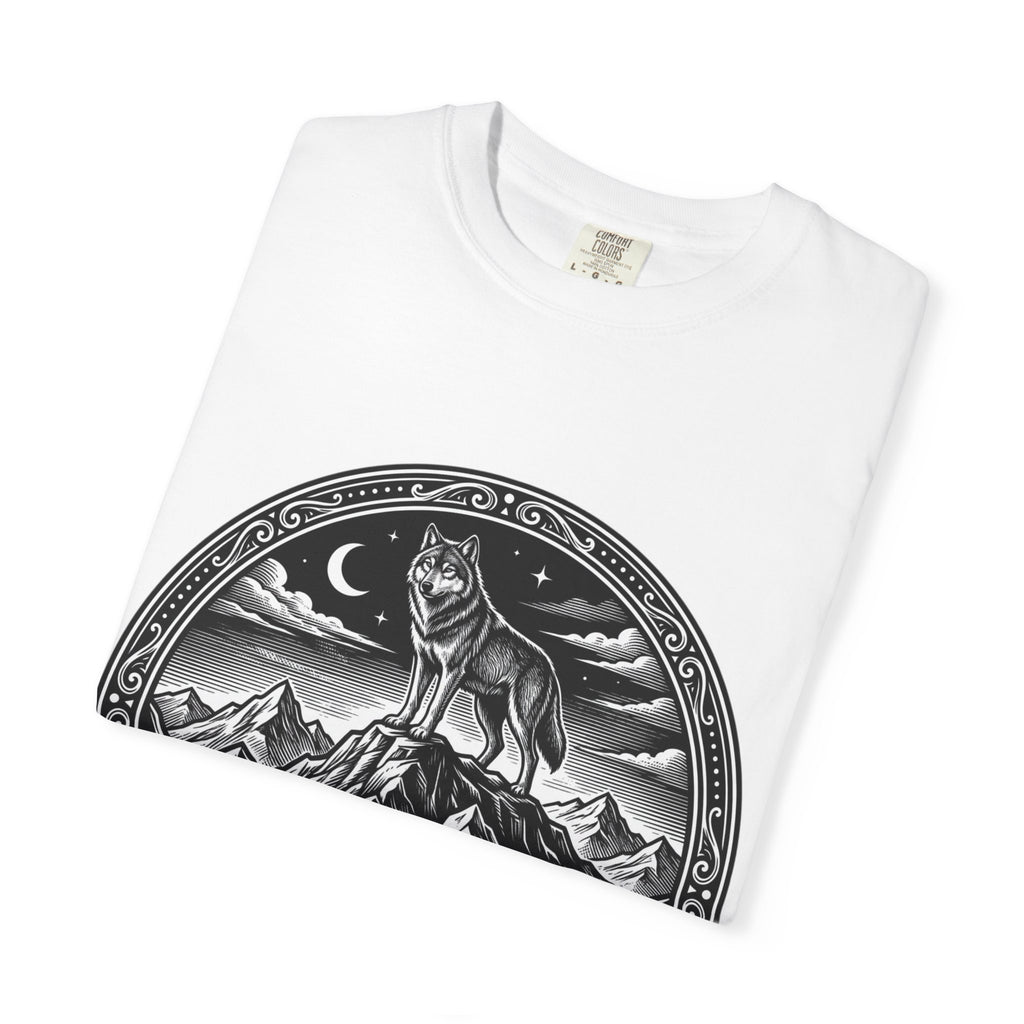 Psalm 23:4 'I Will Fear No Evil' Wolf T-Shirt
