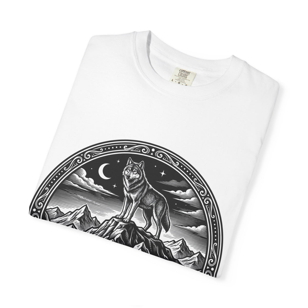 Psalm 23:4 'I Will Fear No Evil' Wolf T-Shirt