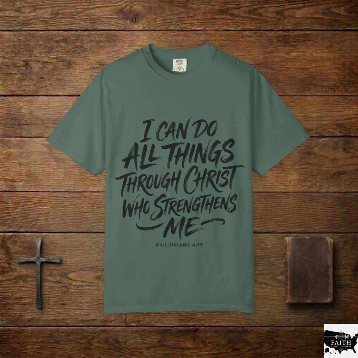 Comfortable Christ Scripture Tee for Daily Inspiration