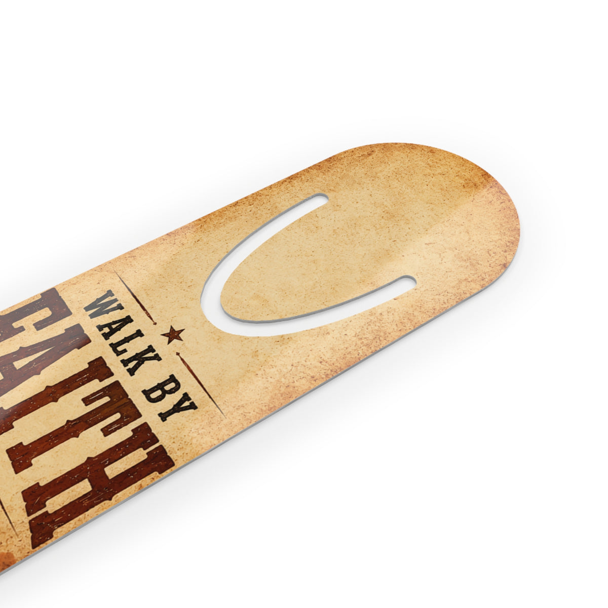 Walk By Faith Bookmark | Christian Scripture 2 Corinthians 5:7, Cross & Boots