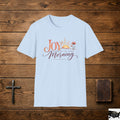 Joy Comes in the Morning T-Shirt | Sunrise Scripture Psalm 30:5