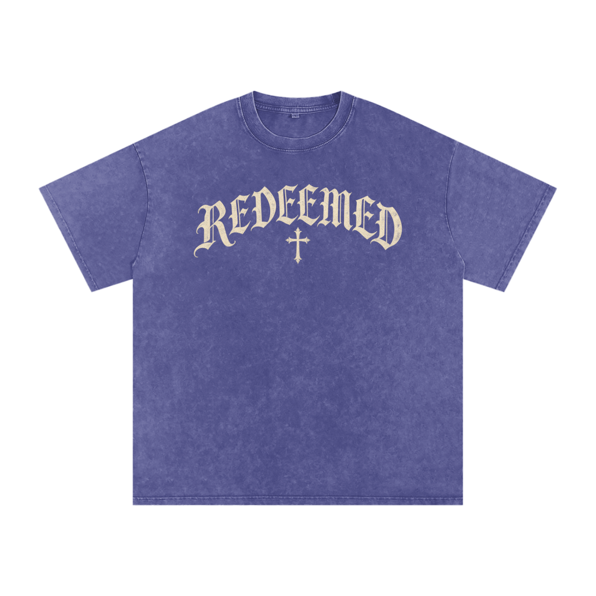 Redeemed Gothic Cross Tee – Vintage Christian Streetwear
