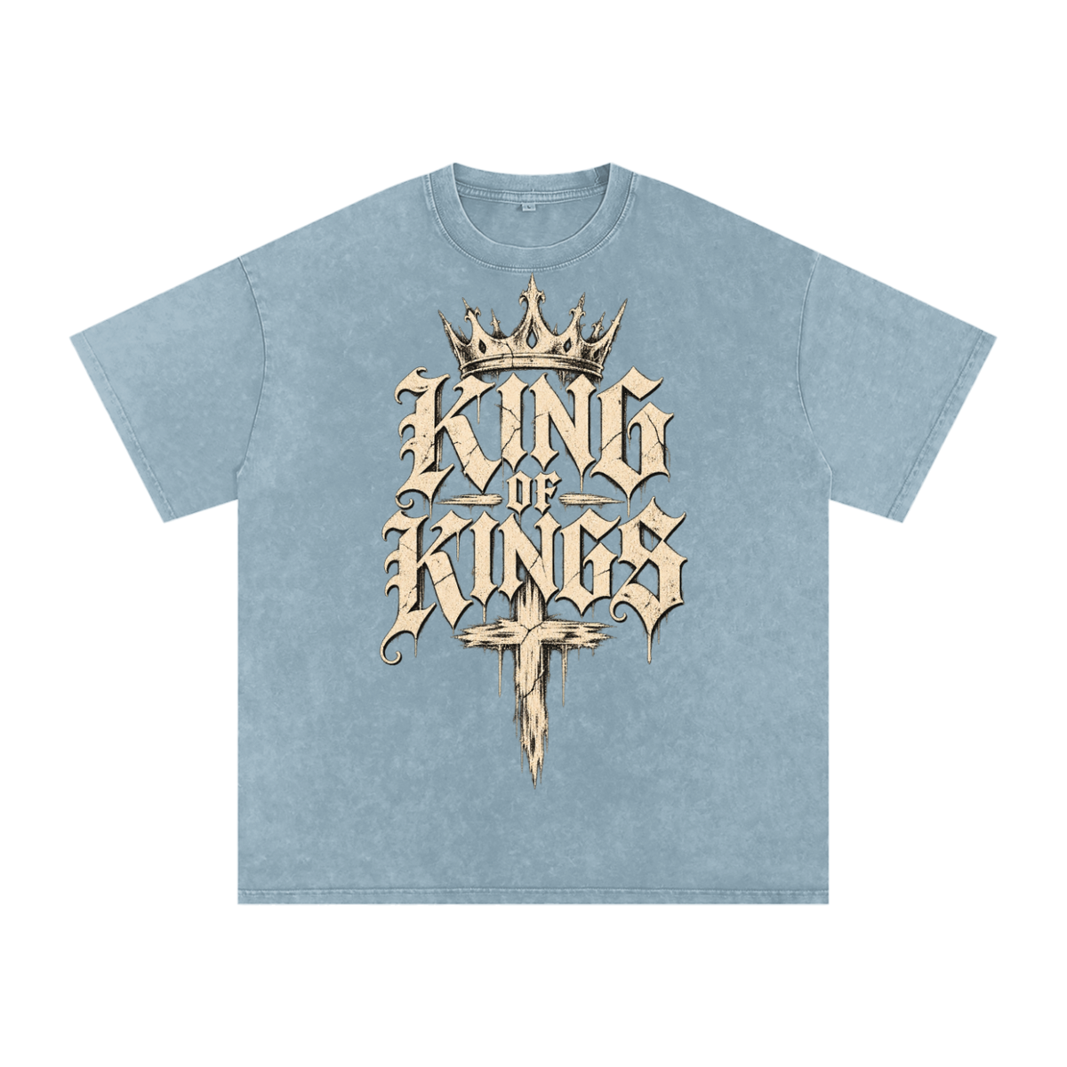 Gothic Christian Streetwear Cross Shirt