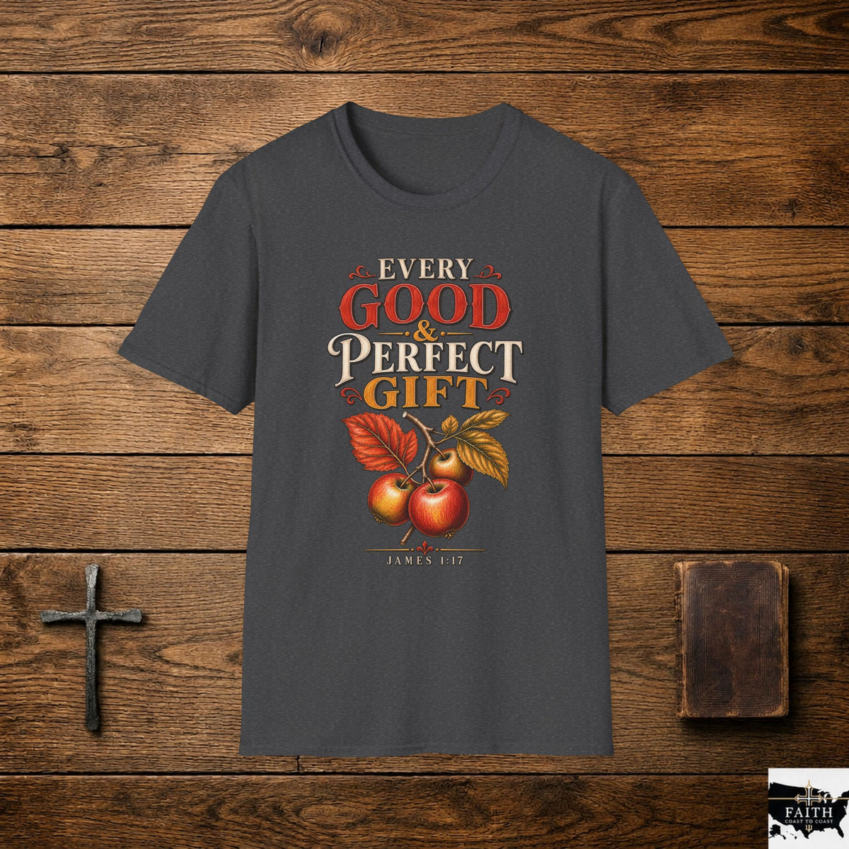 Every Good & Perfect Gift T-Shirt | Christian Scripture Design