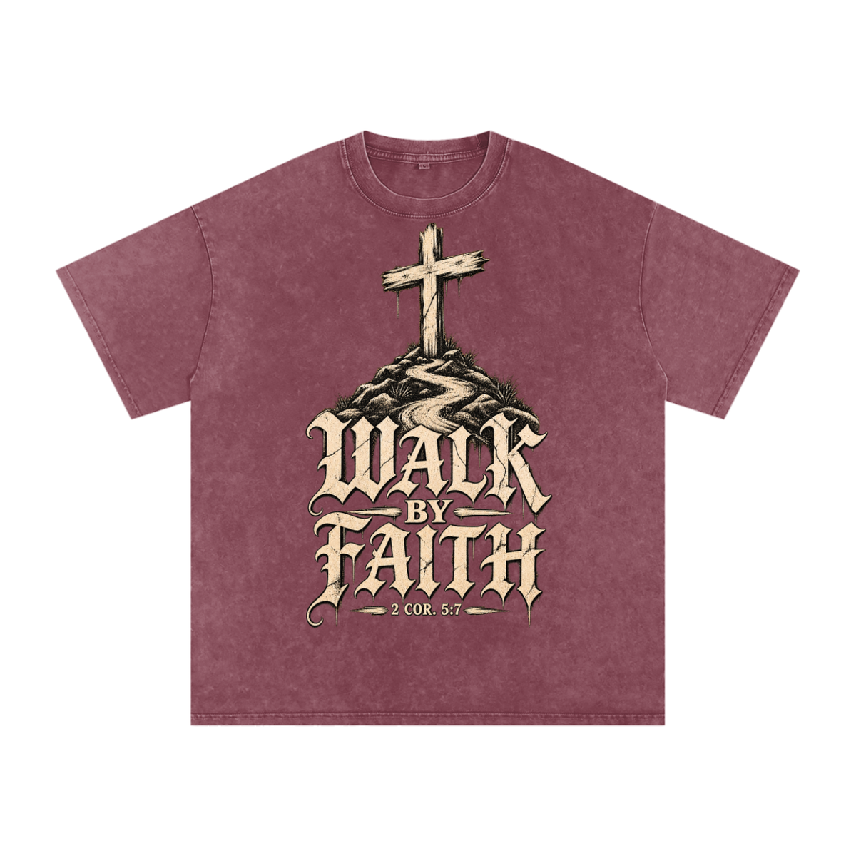 Christian Cross Streetwear | 2 Corinthians 5:7