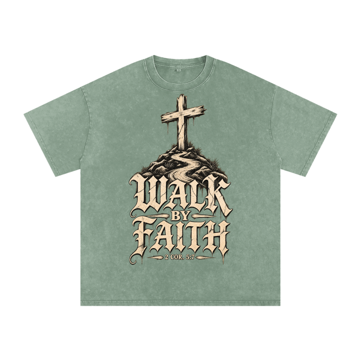 Christian Cross Streetwear | 2 Corinthians 5:7