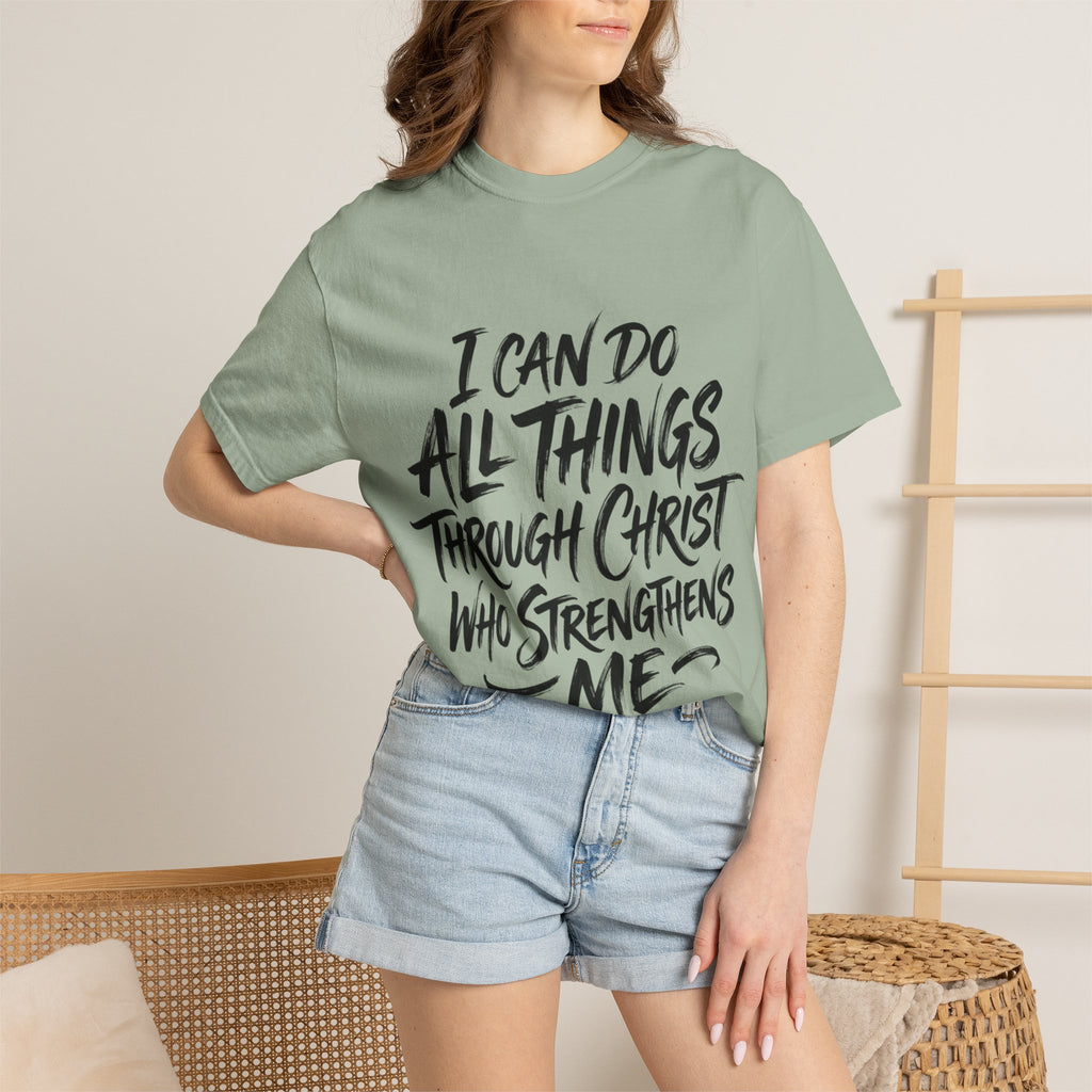 Comfortable Christ Scripture Tee for Daily Inspiration