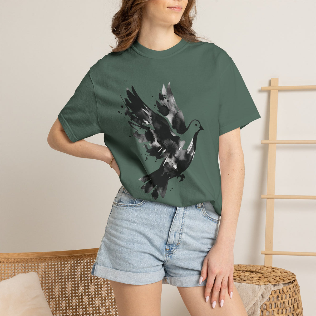 Peace Be Still Dove T-Shirt — Serene Dove Graphic Tee