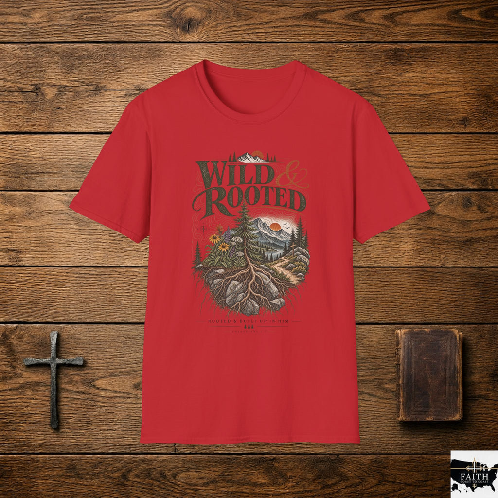 Wild & Rooted Graphic T-Shirt — Nature Adventure Tee