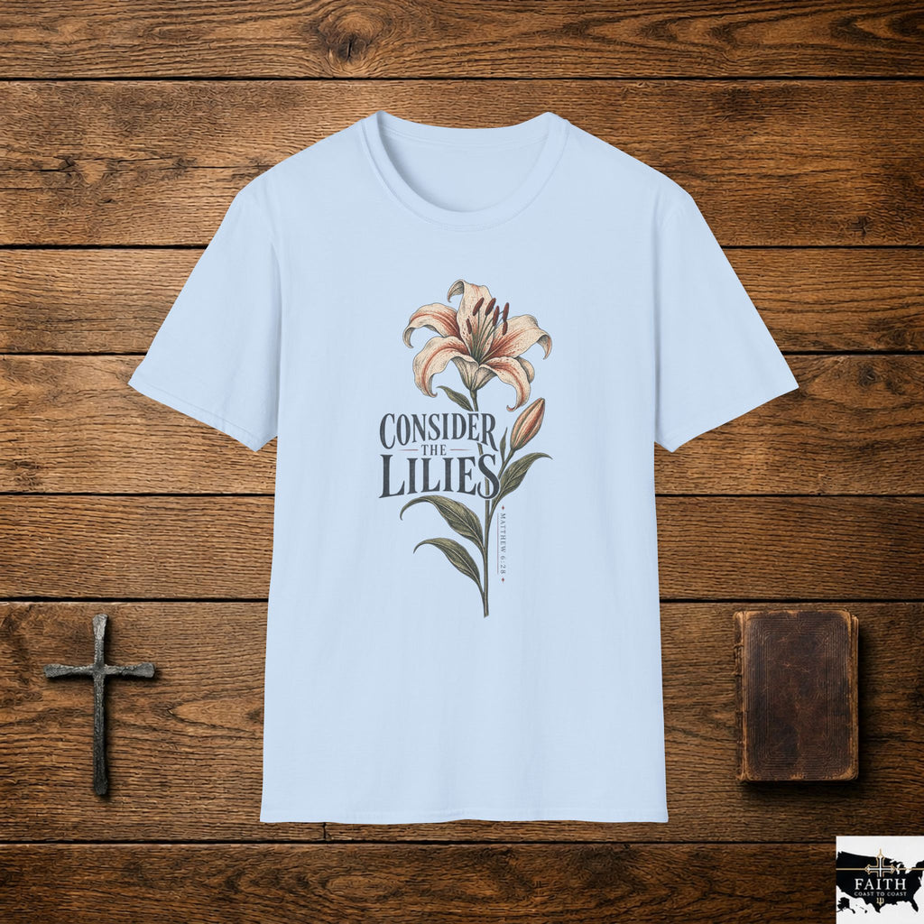 Consider the Lilies Floral T-Shirt — Vintage Botanical Graphic Tee