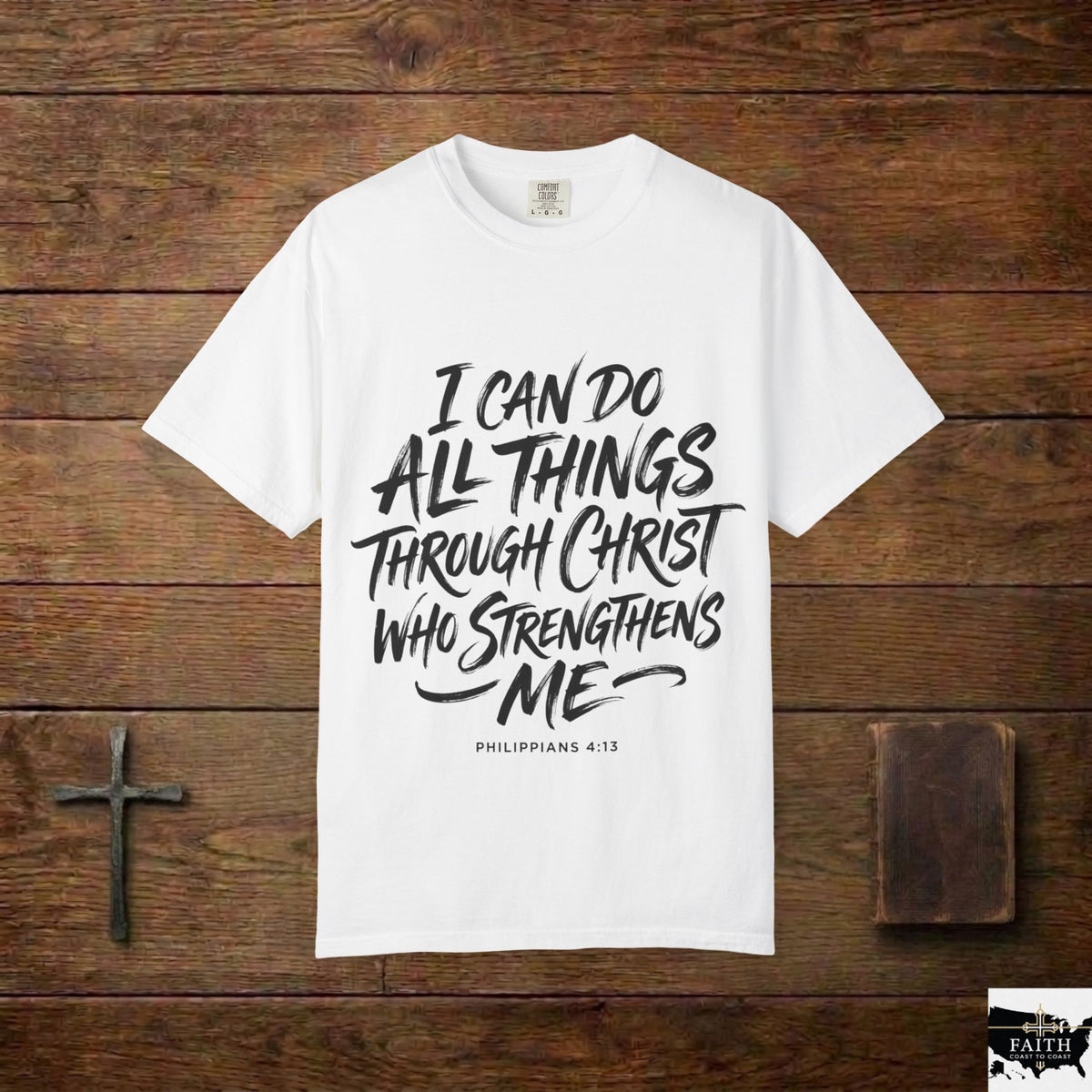 Comfortable Christ Scripture Tee for Daily Inspiration