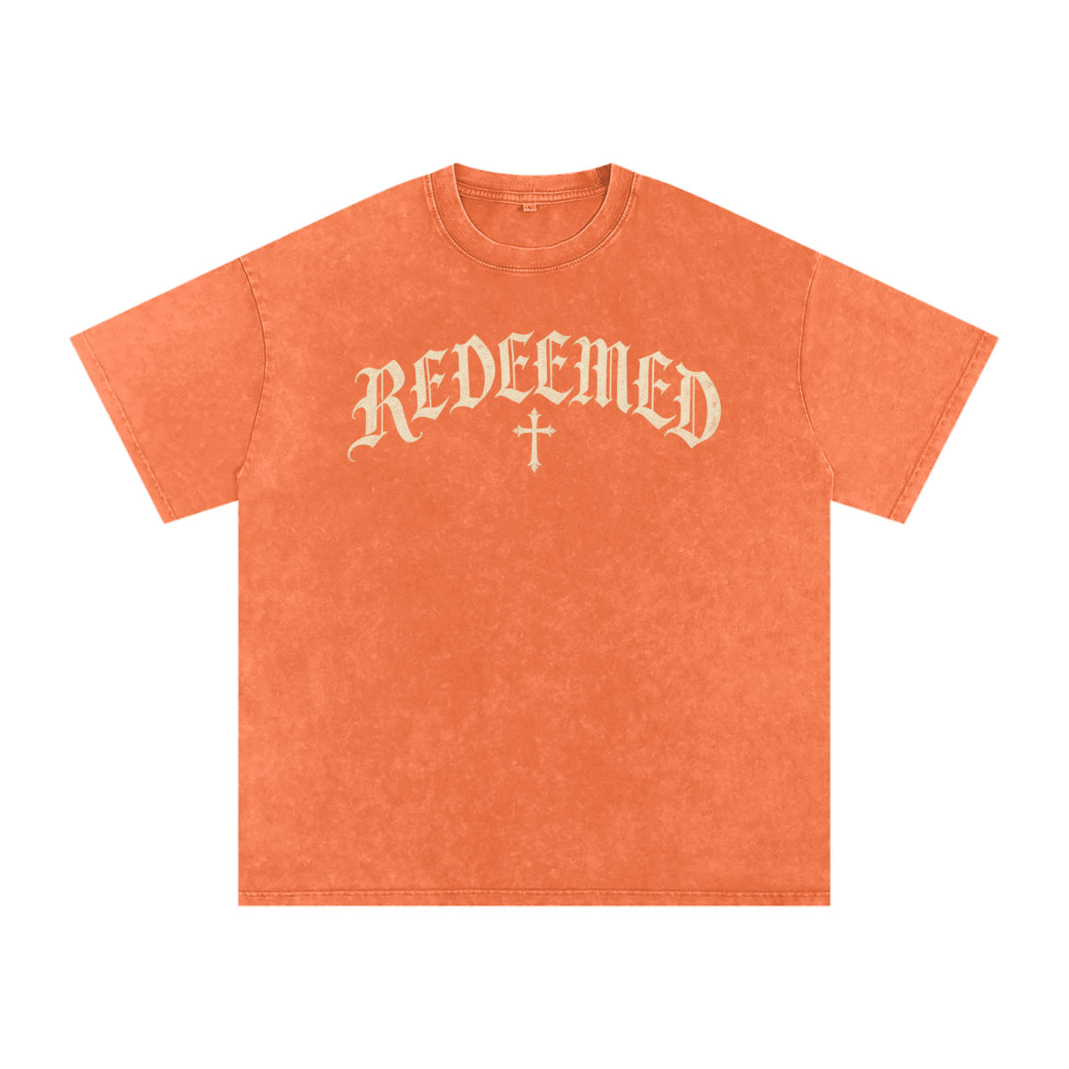 Redeemed Gothic Cross Tee – Vintage Christian Streetwear