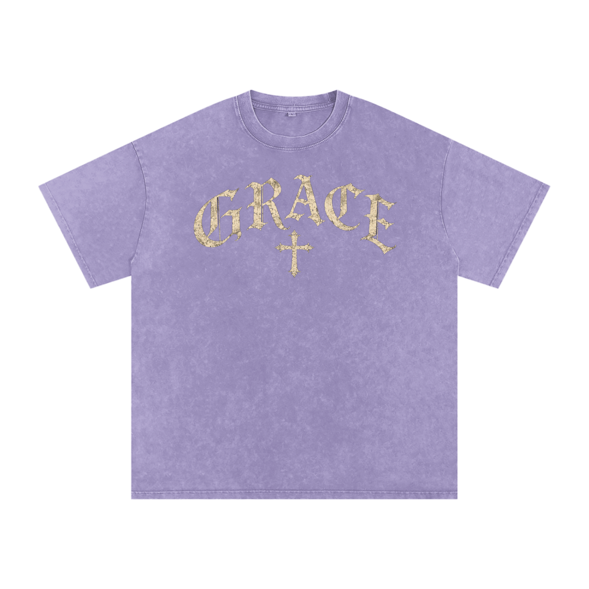 Grace Gothic Cross Tee – Vintage Christian Streetwear