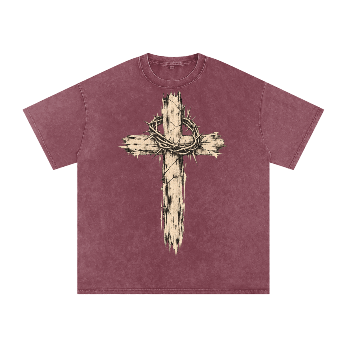 Rugged Christian Cross Streetwear