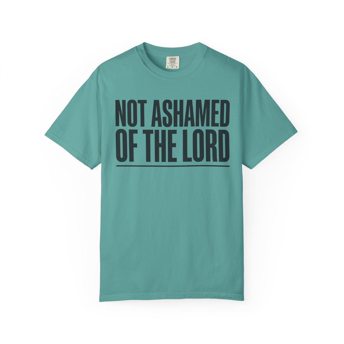 Not Ashamed of the Lord T-Shirt | Christian Faith Typography Tee