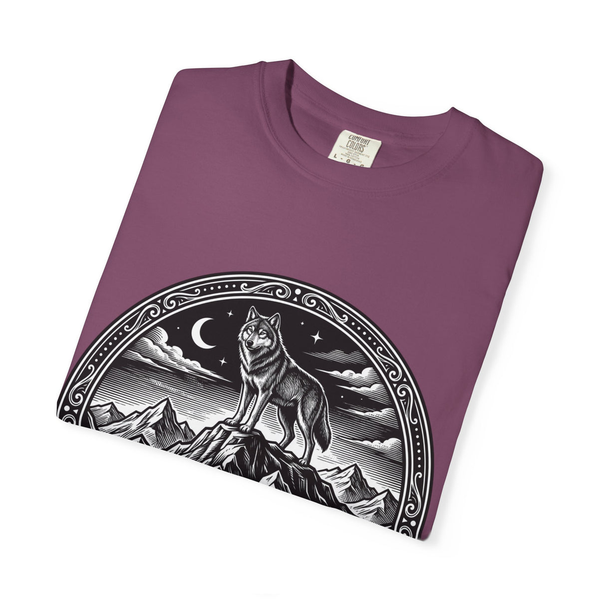 Psalm 23:4 'I Will Fear No Evil' Wolf T-Shirt
