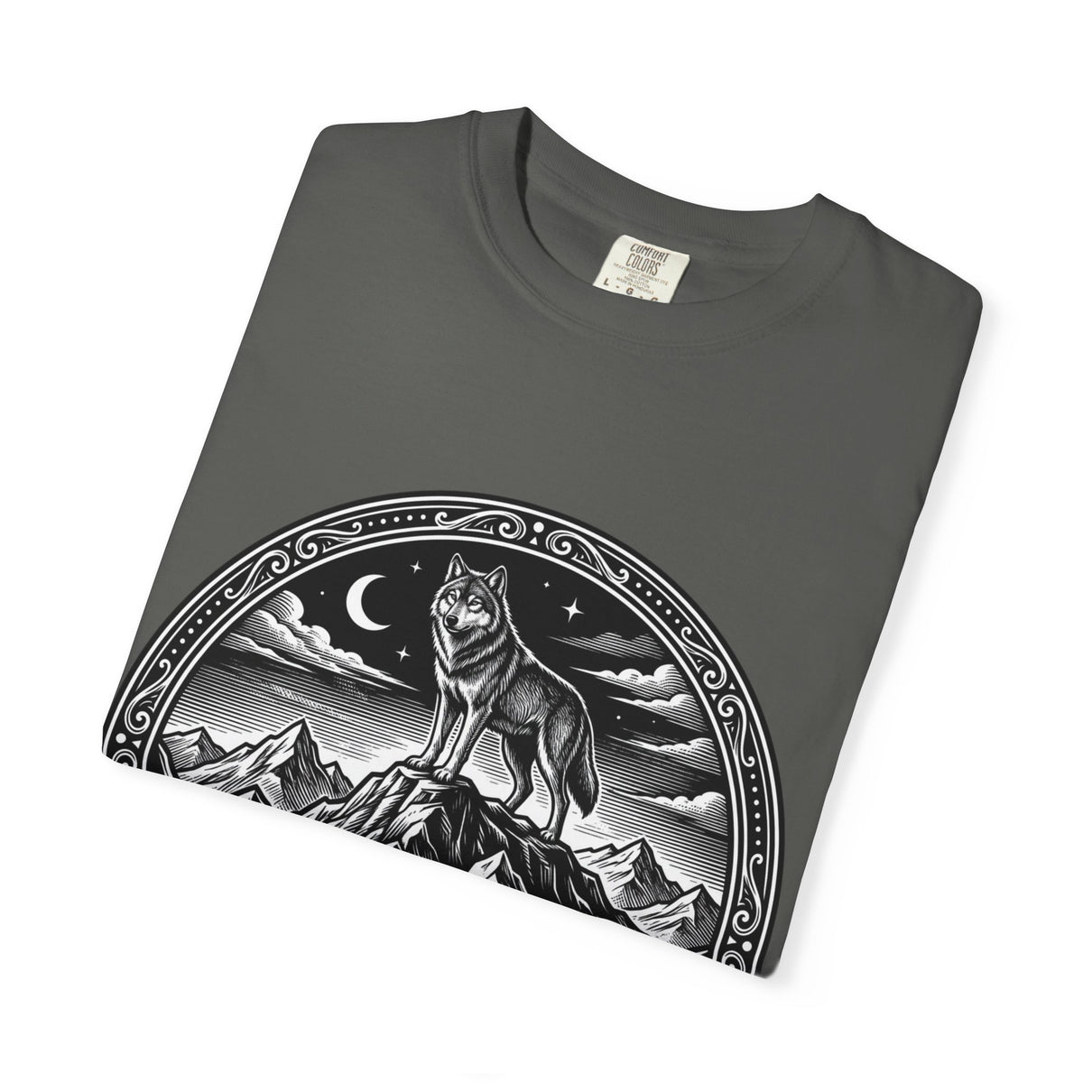 Psalm 23:4 'I Will Fear No Evil' Wolf T-Shirt