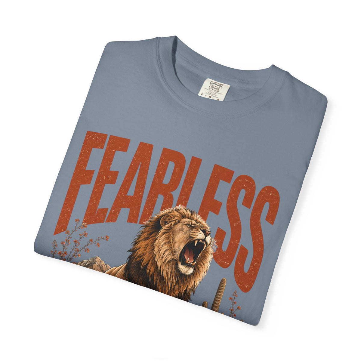 Fearless Lion T-Shirt — Inspirational Graphic Tee