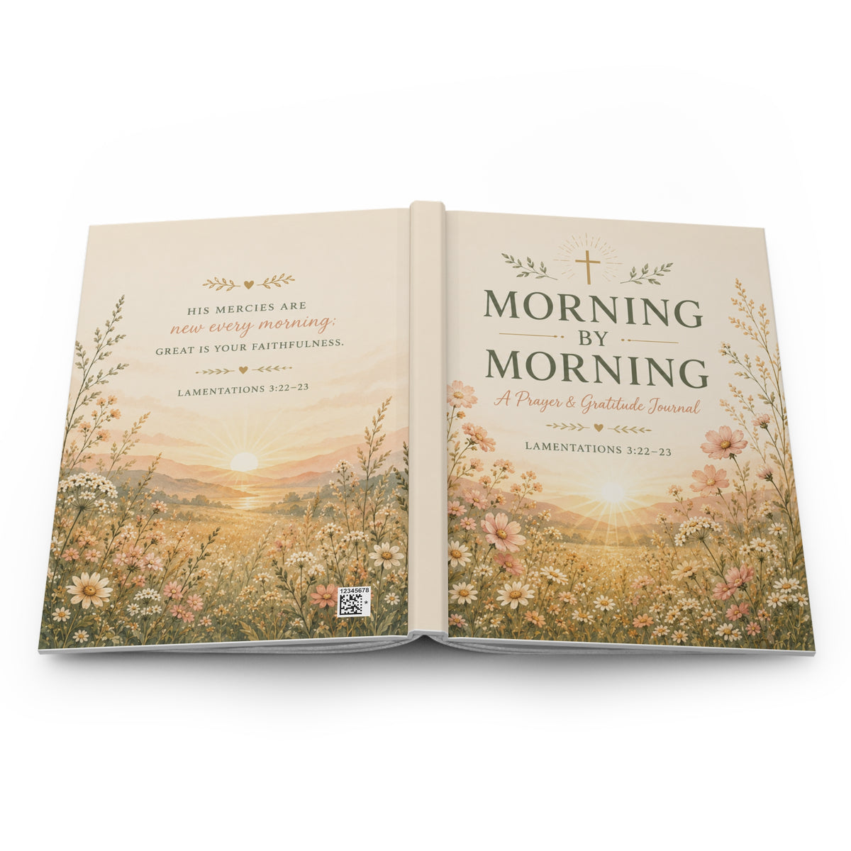 Morning by Morning Prayer & Gratitude Journal Hardcover