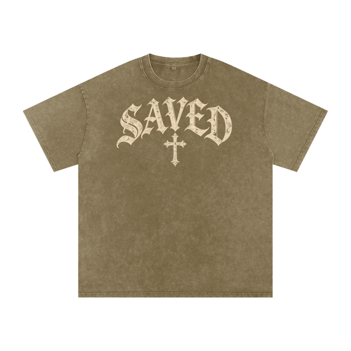 Saved by Grace Tee – Gothic Christian Streetwear