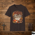 Give Thanks fall pumpkin sunflower T-Shirt