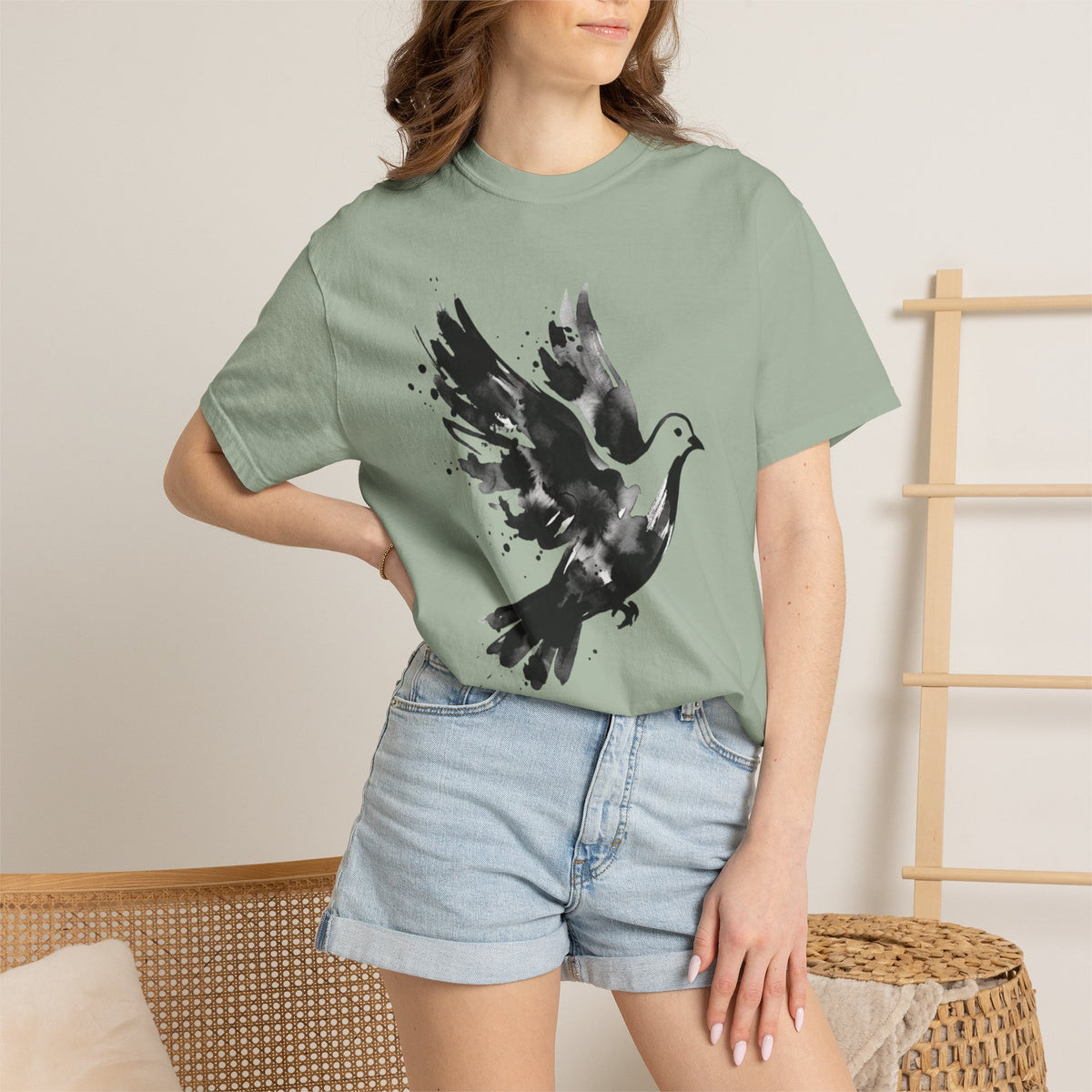 Peace Be Still Dove T-Shirt — Serene Dove Graphic Tee