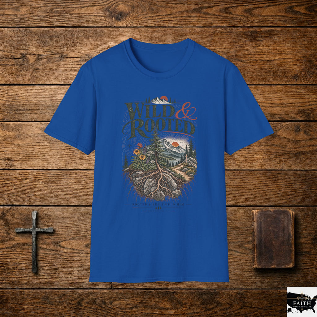 Wild & Rooted Graphic T-Shirt — Nature Adventure Tee