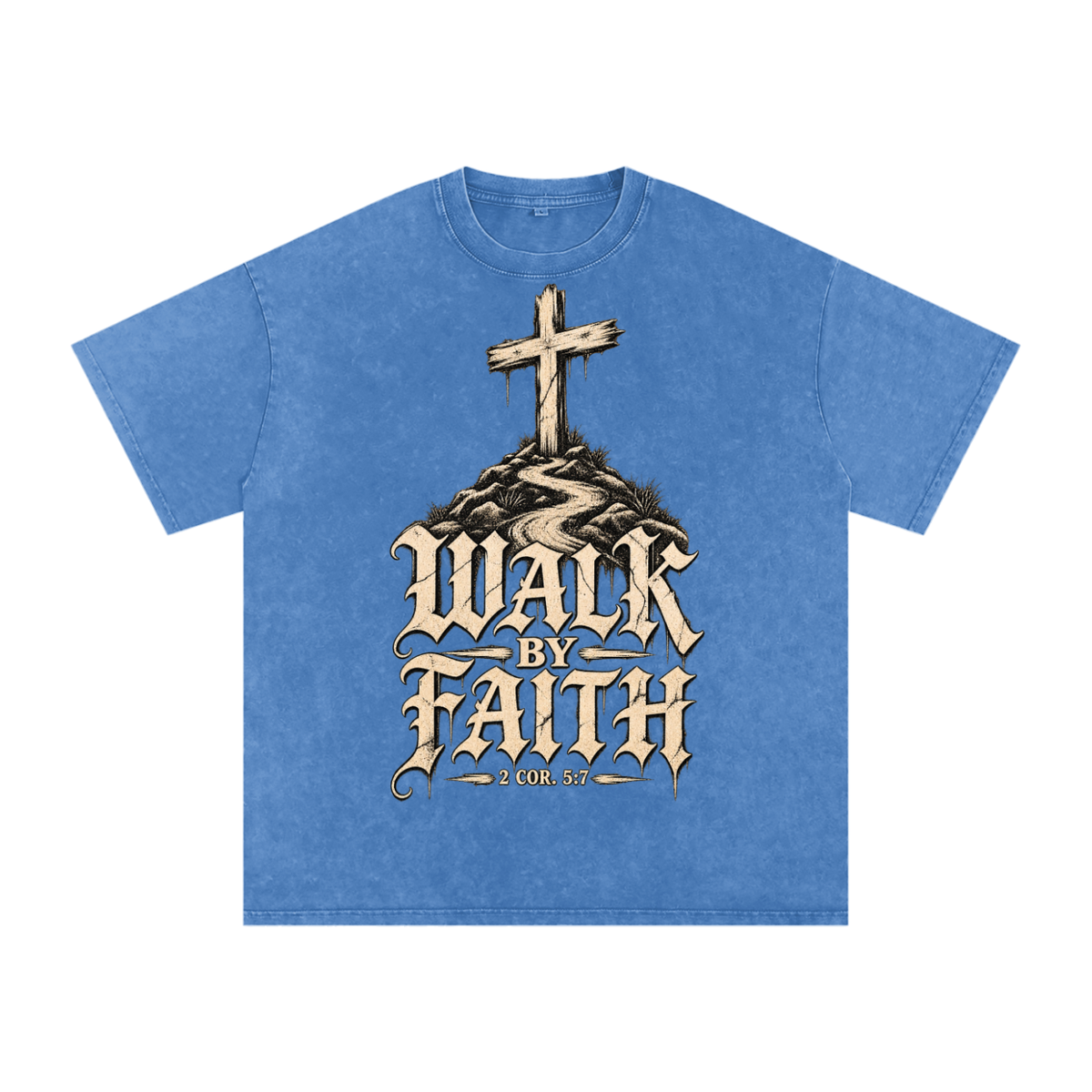 Christian Cross Streetwear | 2 Corinthians 5:7