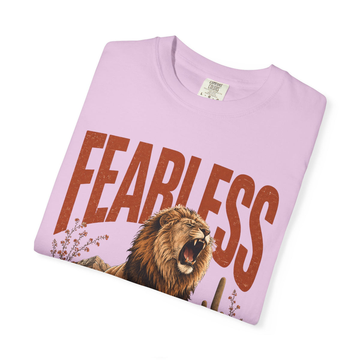 Fearless Lion T-Shirt — Inspirational Graphic Tee
