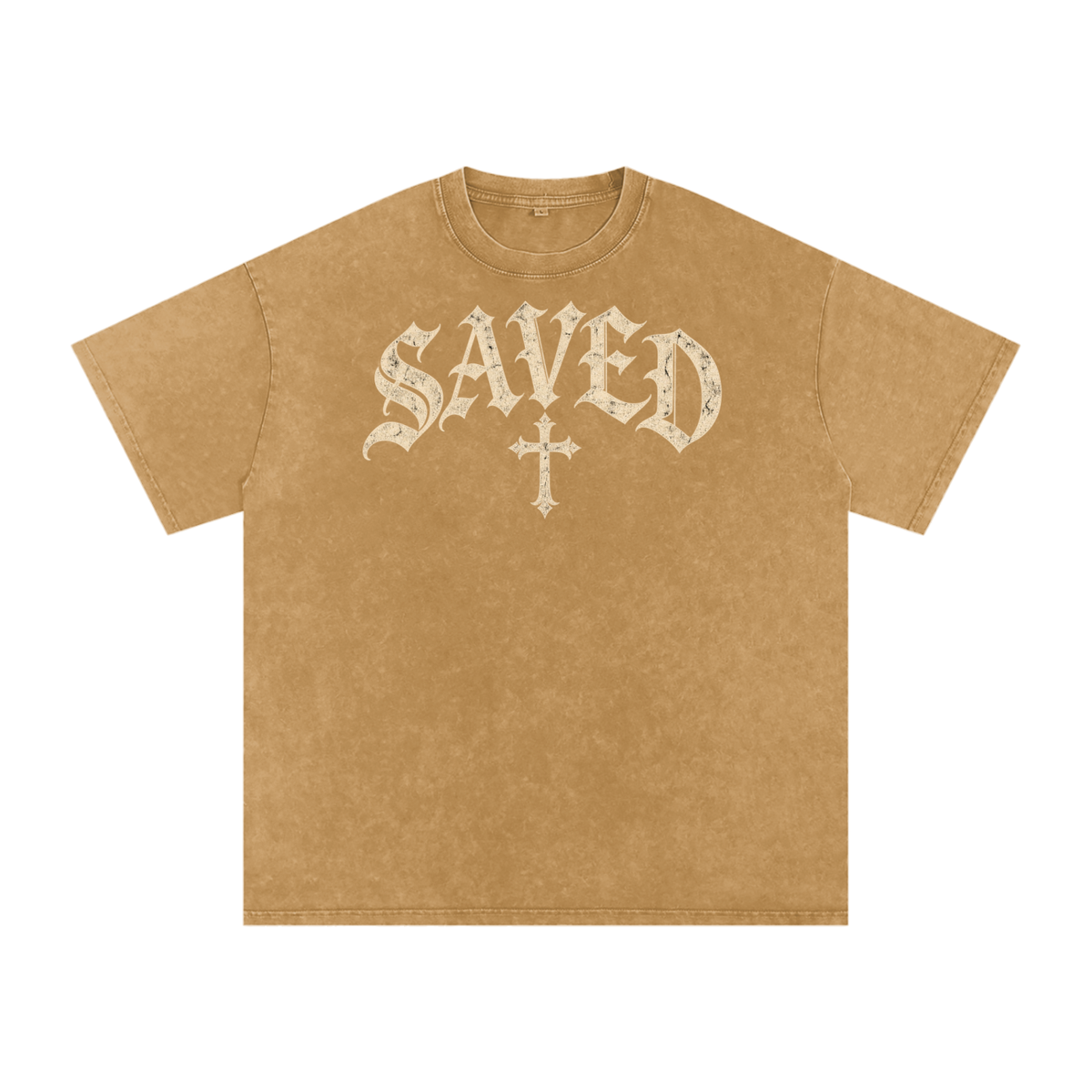 Saved by Grace Tee – Gothic Christian Streetwear
