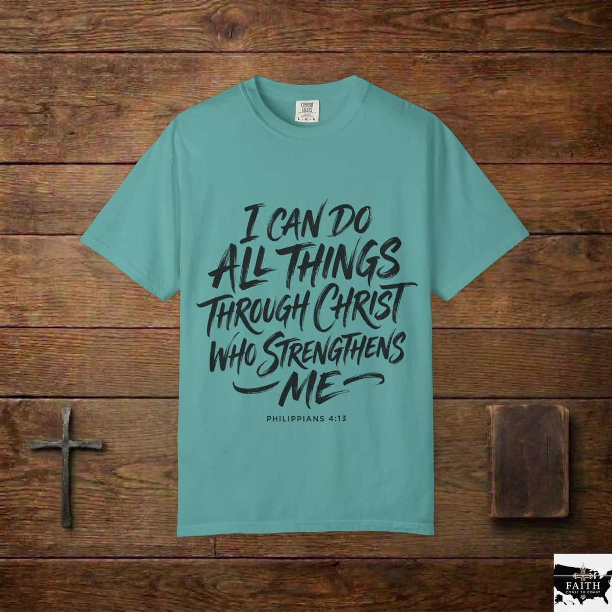 Comfortable Christ Scripture Tee for Daily Inspiration