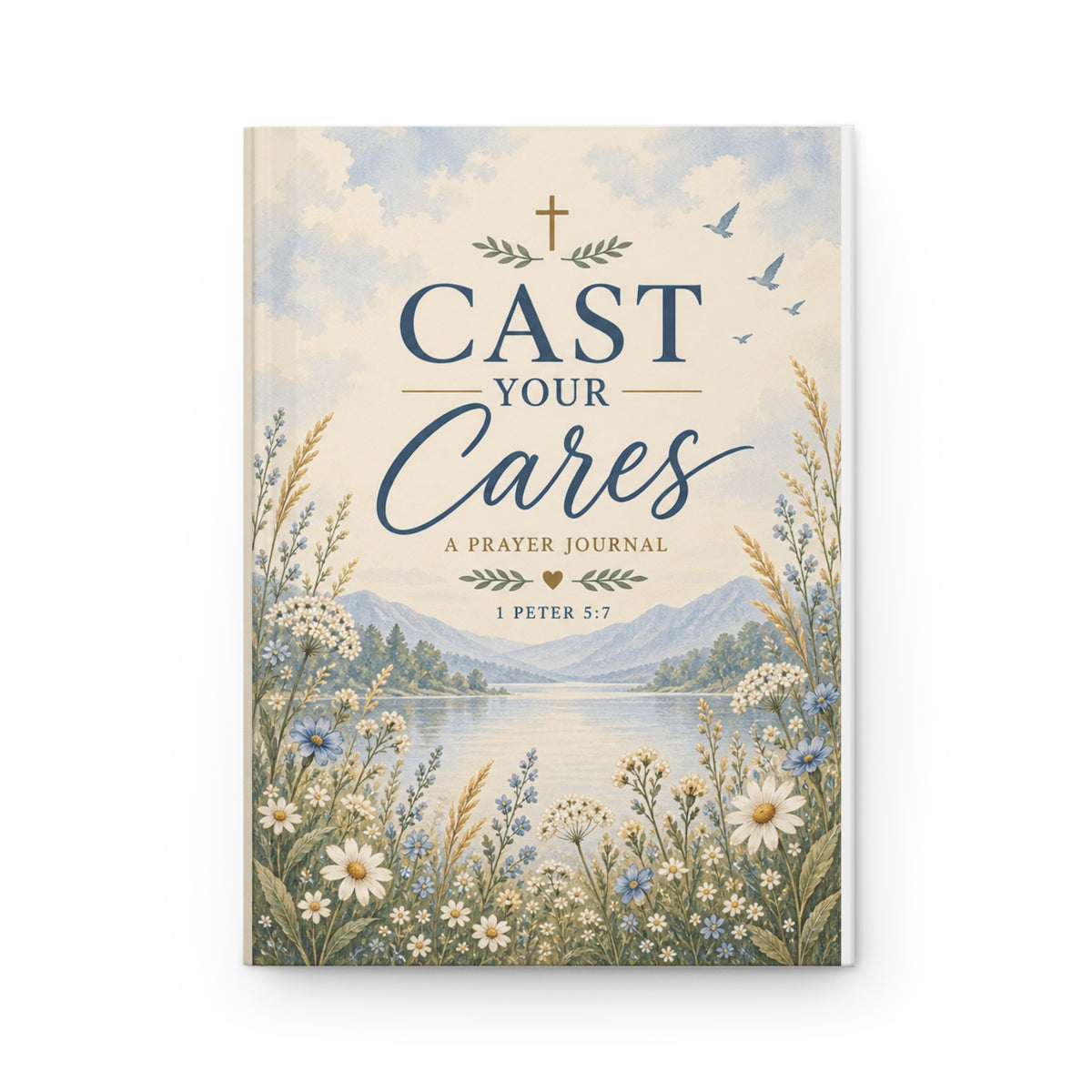 Cast Your Cares Prayer Journal Hardcover