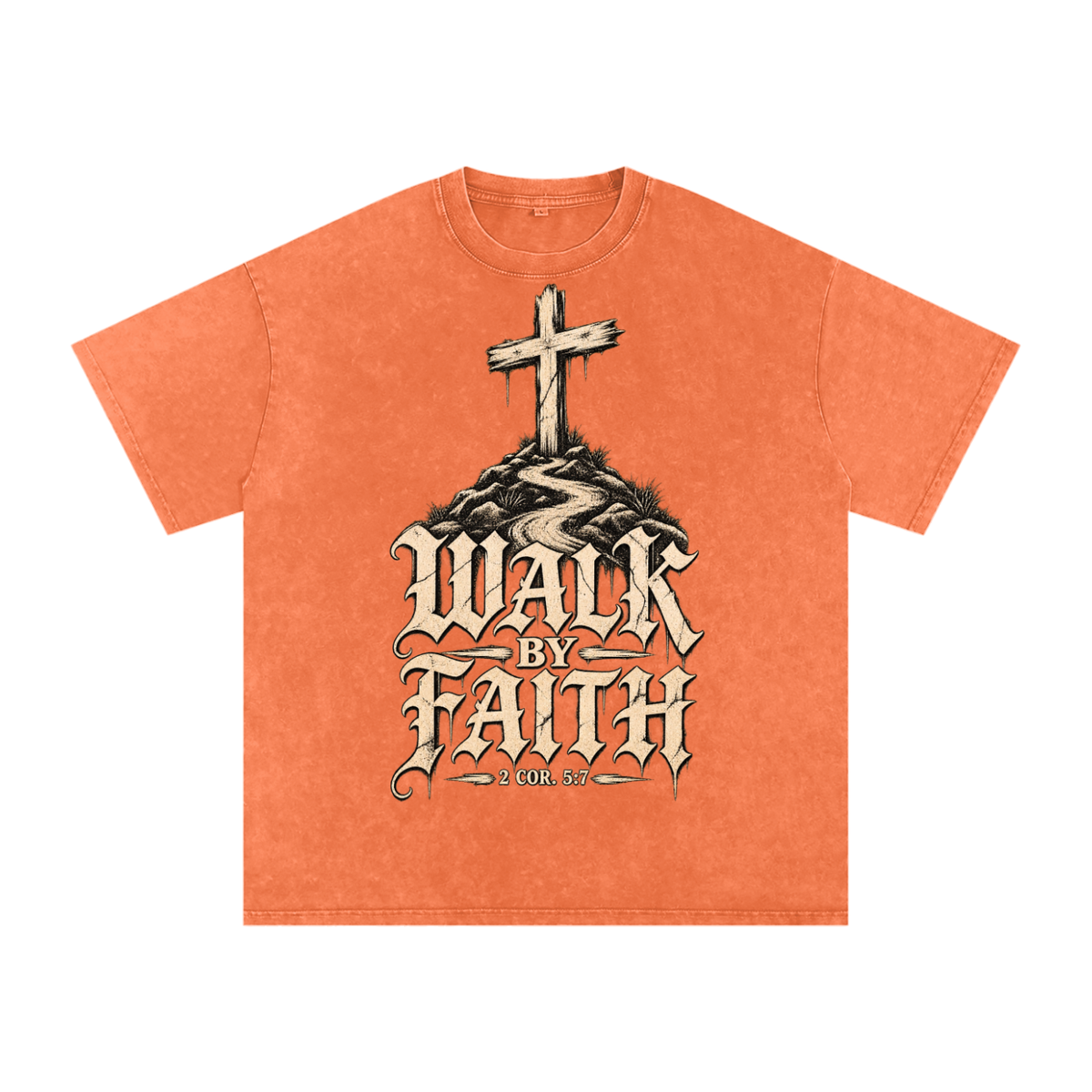 Christian Cross Streetwear | 2 Corinthians 5:7