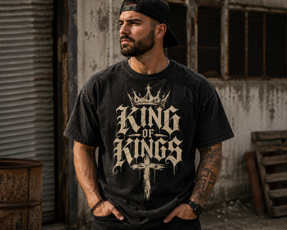 Gothic Christian Streetwear Cross Shirt