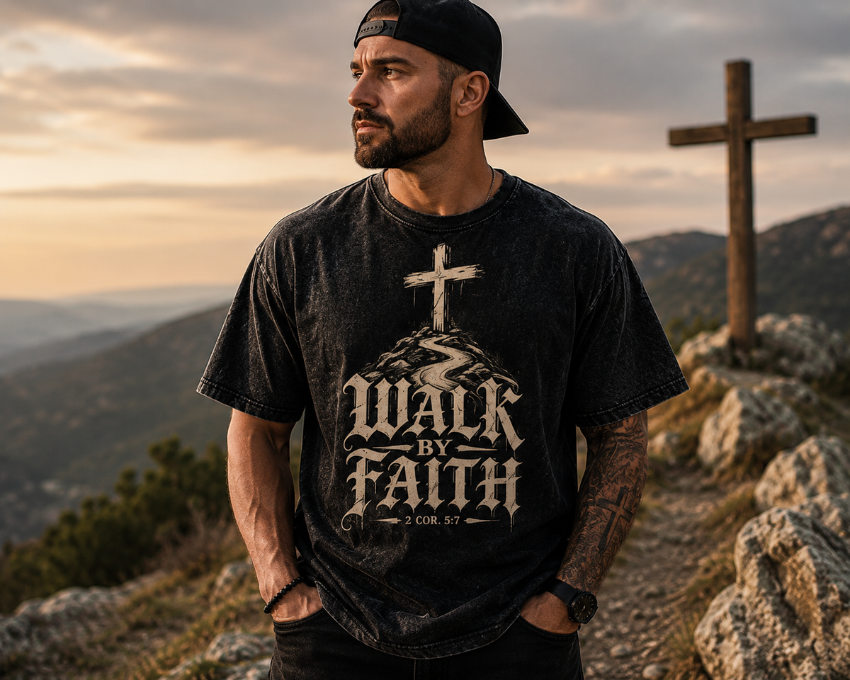 Christian Cross Streetwear | 2 Corinthians 5:7