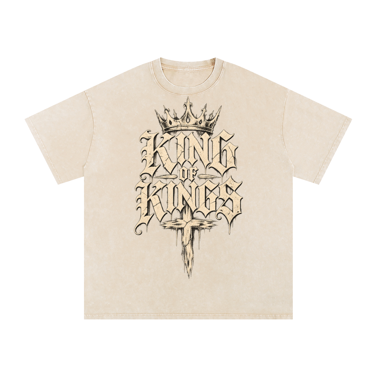 Gothic Christian Streetwear Cross Shirt