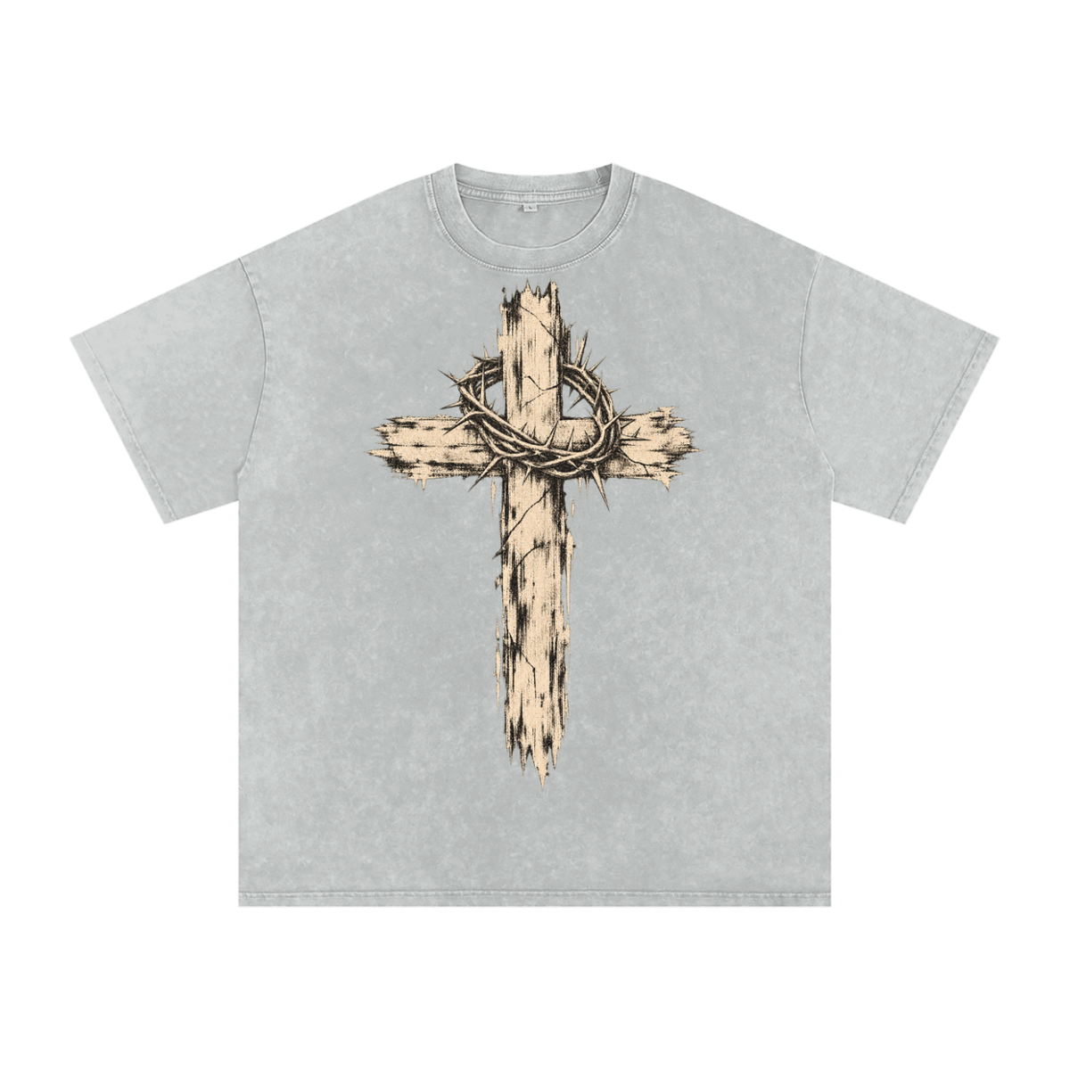 Rugged Christian Cross Streetwear