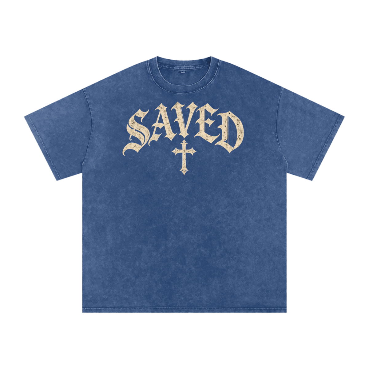 Saved by Grace Tee – Gothic Christian Streetwear