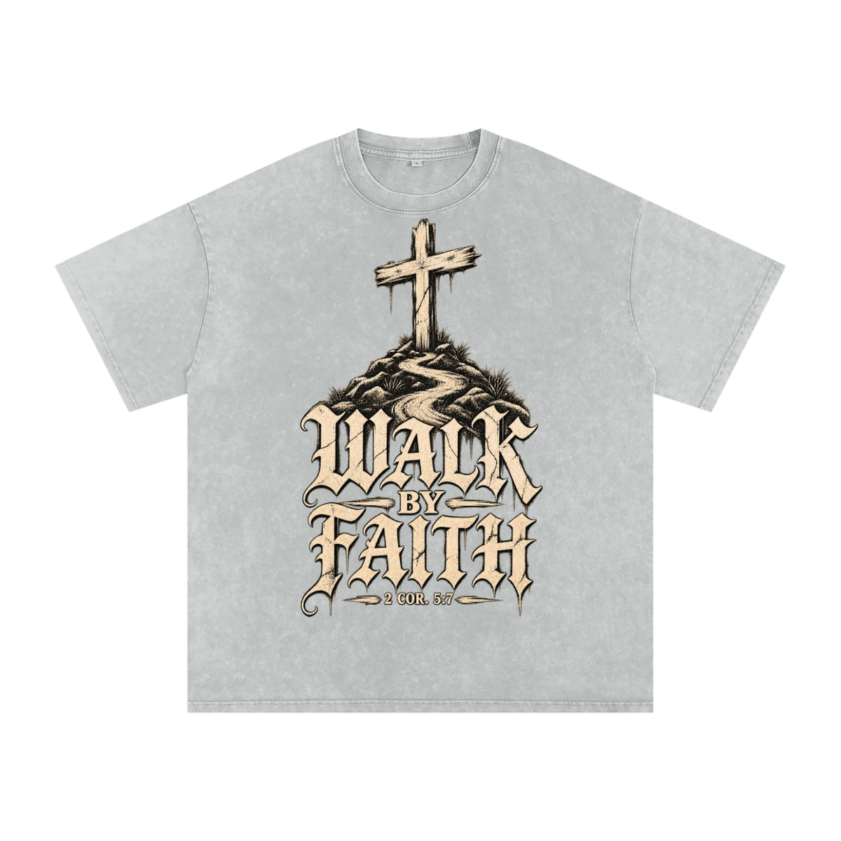 Christian Cross Streetwear | 2 Corinthians 5:7
