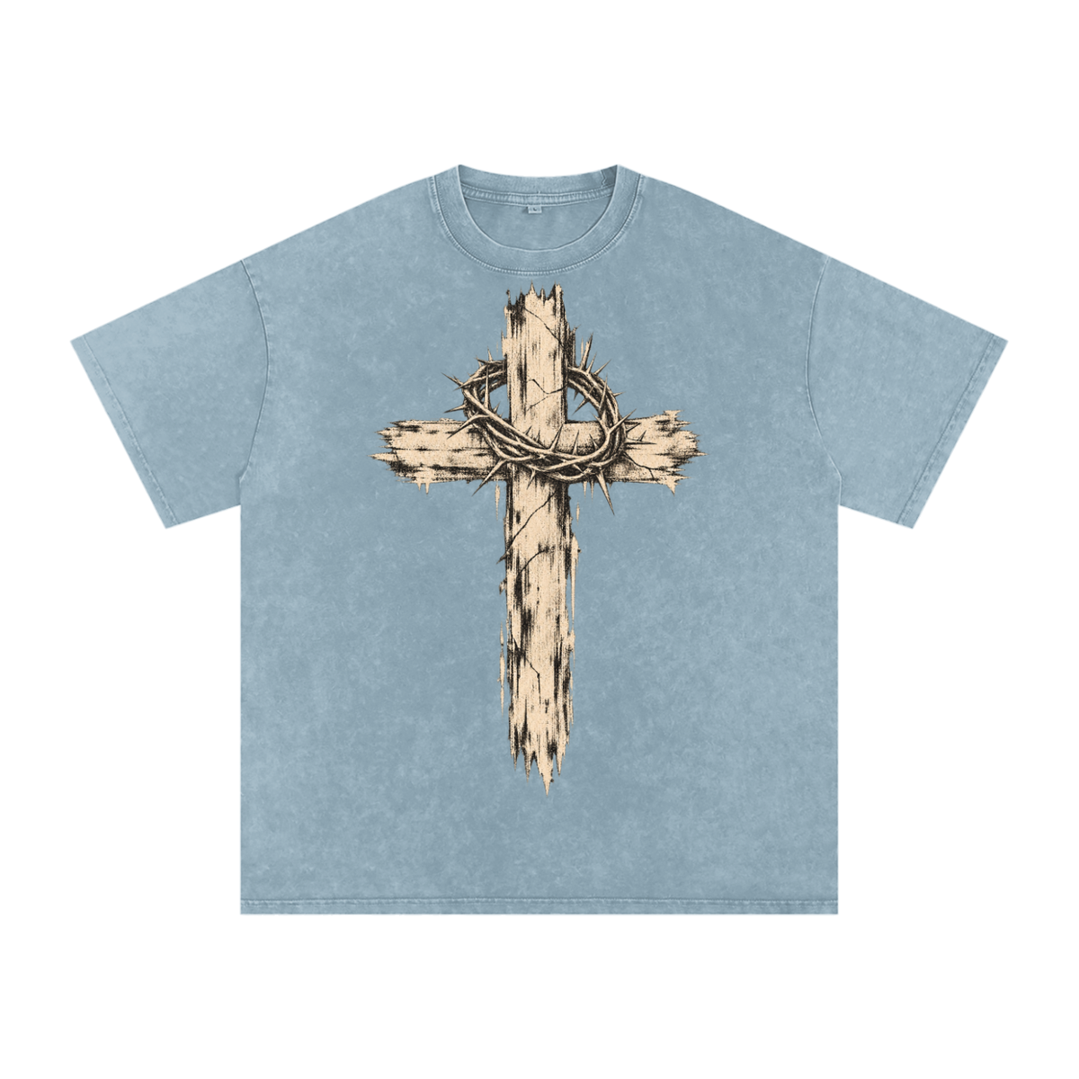 Rugged Christian Cross Streetwear