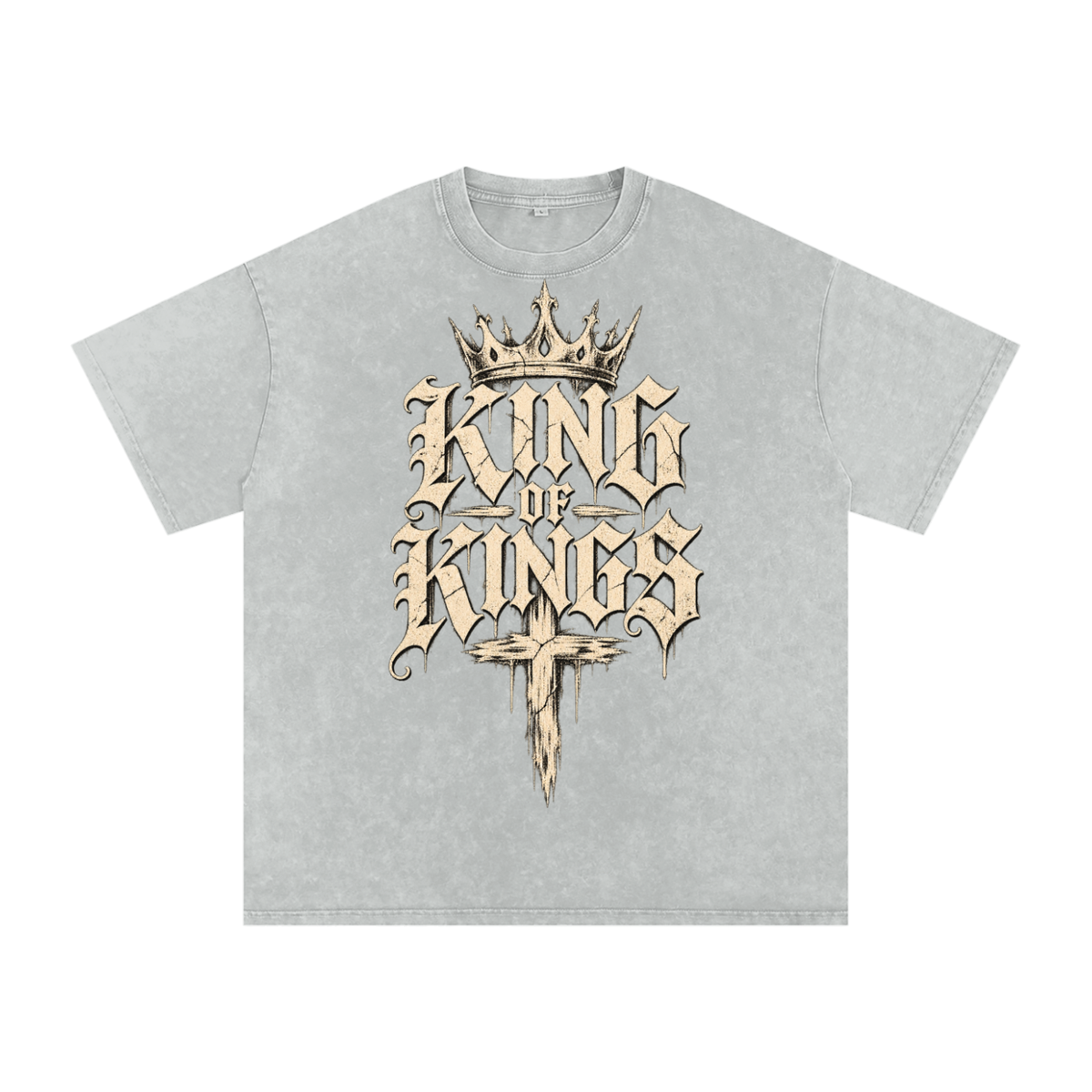 Gothic Christian Streetwear Cross Shirt